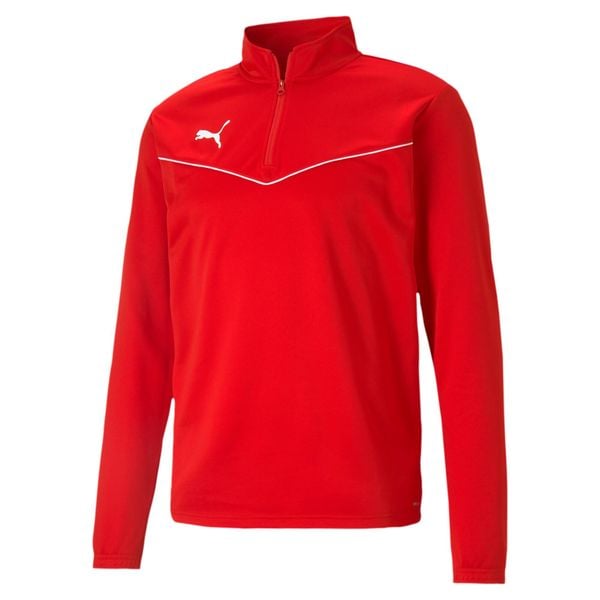 Bluza piłkarska męska Puma teamRISE 1 4 Zip Top. Białe bluzy Puma, m, bez wzorów, bez kaptura. Za 134.00 zł.