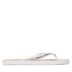 Japonki Versace Jeans Couture. Białe japonki Versace Jeans Couture, bez wzorów, z jeansu. Za 269.99 zł.