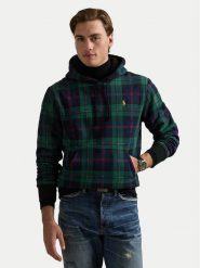 Polo Ralph Lauren Bluza 710952258001 Zielony Regular Fit. Zielone bluzy Polo Ralph Lauren, m, bez wzorów, z bawełny, bez kaptura. Za 769.99 zł.
