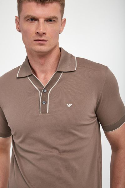 Polo męskie pika EMPORIO ARMANI. Koszulki polo sportowe Emporio Armani, m, bez wzorów, bez kołnierzyka, bez ramiączek. Za 769.00 zł.
