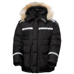 Długa kurtka z kapturem Helly Hansen Arctic Patrol. Czarne kurtki Helly Hansen, m, bez wzorów, z puchu, z kapturem. W wyprzedaży za 4,391.50 zł.