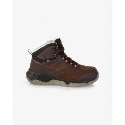 Unisex wysokie buty outdoorowe Kilpi PITON HIGH WP-U. Brązowe buty trekkingowe Kilpi, bez wzorów, z nylonu, bez zapięcia. Za 422.05 zł.