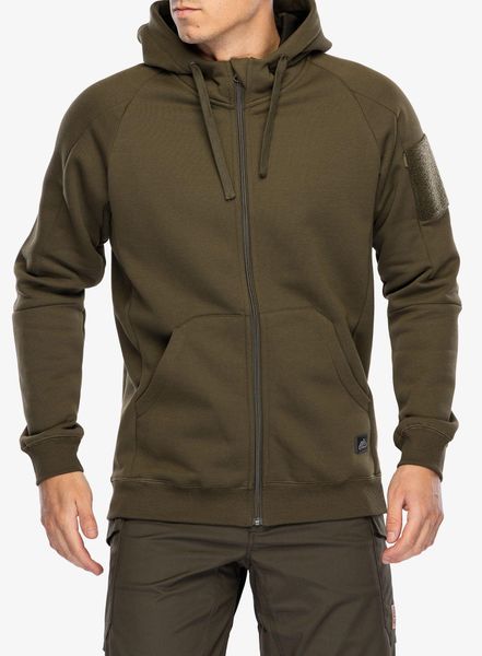 Bluza z kapturem męska Helikon-Tex Urban Tactical Hoodie Lite Full Zip. Zielone bluzy z kapturem Helikon-Tex, l, bez wzorów, z bawełny, z kapturem. Za 274.99 zł.