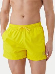 EA7 Emporio Armani Szorty kąpielowe 7M001677 AF13019 M2004 Żółty Regular Fit. Żółte kąpielówki EA7 Emporio Armani, m, bez wzorów, z syntetyku. Za 279.99 zł.