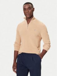 Gant Sweter 8050265 Beżowy Regular Fit. Brązowe swetry rozpinane GANT, m, bez wzorów, z bawełny, bez kołnierzyka, bez ramiączek. Za 639.99 zł.