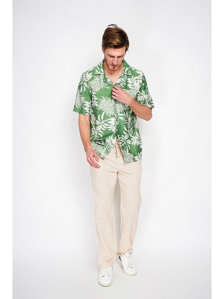 Secret du Lin Lniane spodnie w kolorze kremowym rozmiar: 44. Brązowe spodnie materiałowe Secret du Lin, na co dzień, bez wzorów, ze lnu, klasyczne, z standardowym stanem. Za 118.01 zł.