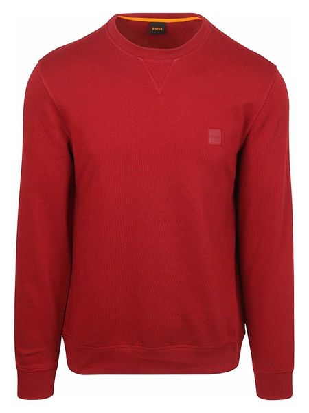 Hugo Boss Fashion Bluza w kolorze czerwonym rozmiar: M. Czerwone bluzy Hugo Boss Fashion, m, bez wzorów, z bawełny, bez kaptura. Za 281.95 zł.