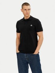 Moose Knuckles Polo Everett M34MT712 Czarny Slim Fit. Czarne koszulki polo Moose Knuckles, m, bez wzorów, z bawełny, bez kołnierzyka, bez ramiączek. Za 439.99 zł.