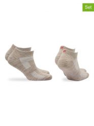 Norfolk Skarpety trekkingowe (2 pary) "Sheldon" w kolorze beżowym rozmiar: 43-46. Brązowe skarpety Norfolk, bez wzorów, z materiału. Za 39.99 zł.