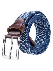 Puccini Pasek w kolorze niebieskim rozmiar: 105. Niebieskie paski Puccini, bez wzorów, z materiału. Za 44.99 zł.