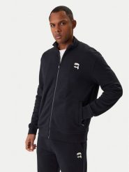 KARL LAGERFELD Bluza 705712 561900 Granatowy Regular Fit. Niebieskie bluzy KARL LAGERFELD, m, bez wzorów, z bawełny, bez kaptura. Za 819.99 zł.