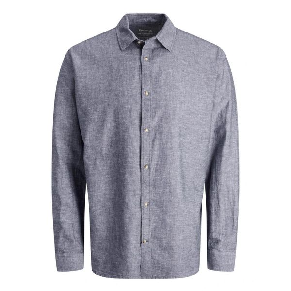 Koszula Jack & Jones letnia mieszanka lnu sprany denim. Koszule Jack&Jones, na lato, xl, bez wzorów, z denimu, bez kołnierzyka, bez ramiączek. Za 190.35 zł.