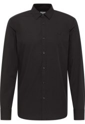 Męska Koszula MUSTANG Canton Black 1016238 4142. Czarne koszule Mustang, l, bez wzorów, bez kołnierzyka, bez ramiączek. Za 149.99 zł.