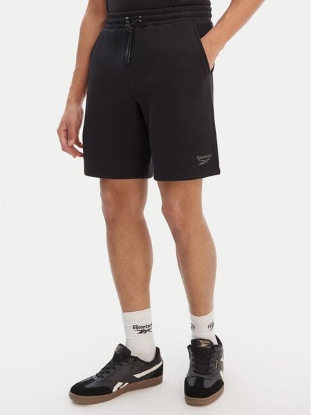 Reebok Szorty sportowe Armstrong RK25546CCM Czarny Regular Fit. Czarne krótkie spodenki sportowe Reebok, l, bez wzorów, z bawełny. Za 114.99 zł.
