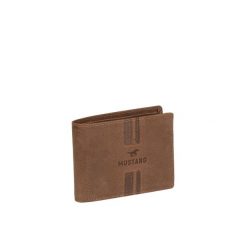 MUSTANG ASTI WALLET MĘSKI SKÓRZANY PORTFEL PREMIUM POJEMNY NA KARTY SKÓRA BROWN 06.101001. Brązowe portfele Mustang, bez wzorów, ze skóry. Za 149.99 zł.