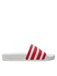 Adidas Klapki adilette IG9286 Czerwony. Czerwone klapki Adidas, z tworzywa sztucznego. Za 129.99 zł.