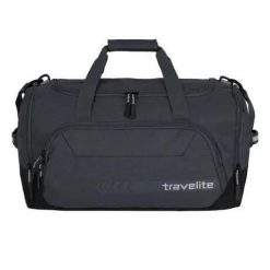 Torba sportowo-podróżna Kick Off M 45 L dla dorosłych unisex. Szare torby na ramię TRAVELITE, bez wzorów, z materiału, na ramię, bez dodatków. Za 176.49 zł.