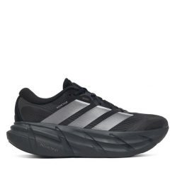 Buty do biegania adidas. Czarne buty do biegania Adidas, bez wzorów, bez zapięcia, do biegania. Za 599.99 zł.