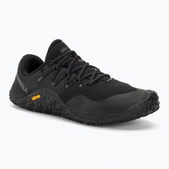 Buty do Biegania Męskie Merrell Trail Glove 7. Czarne buty do biegania Merrell, bez wzorów, z syntetyku, bez zapięcia, do biegania. Za 469.99 zł.