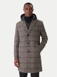 KARL LAGERFELD Płaszcz wełniany 455733 554755 Szary Regular Fit. Szare płaszcze KARL LAGERFELD, na zimę, m, bez wzorów, z syntetyku, bez kaptura. Za 1,979.00 zł.