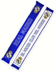 Szalik kibicowski dwustronny Real Madryt. Szaliki REAL MADRID, bez wzorów, z materiału. Za 119.00 zł.