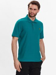 Lyle & Scott Polo Milano Trim Polo Shirt SP1812V Niebieski Regular Fit. Niebieskie koszulki polo Lyle & Scott, m, bez wzorów, z bawełny, bez kołnierzyka, bez ramiączek. Za 299.99 zł.