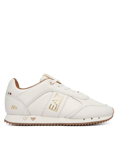 EA7 Emporio Armani Sneakersy 7X000648 AF15588 M0015 Kremowy. Białe buty sportowe casual EA7 Emporio Armani, bez wzorów, ze skóry, bez zapięcia. Za 1,042.99 zł.