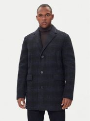 Geox Płaszcz zimowy Claudio M5615A T3289 F0388 Granatowy Regular Fit. Niebieskie płaszcze Geox, na zimę, m, bez wzorów, z syntetyku, bez kaptura. Za 1,349.00 zł.