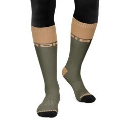 Skarpety snowboardowe Siroko Fuji Olive Green. Zielone skarpety SIROKO, bez wzorów, z bawełny. Za 85.00 zł.