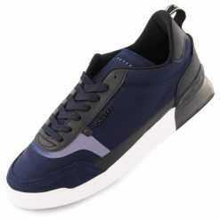 Cruyff Contra Sneaker Navy 43 - Stylowe buty turystyczne dla mężczyzn. Niebieskie buty turystyczne Cruyff, bez wzorów, z materiału, bez zapięcia. Za 276.99 zł.