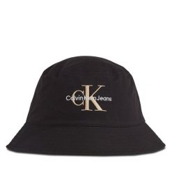 Kapelusz Calvin Klein Jeans. Czarne kapelusze Calvin Klein Jeans, bez wzorów, z jeansu. Za 129.99 zł.