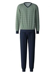 Calida Piżama w kolorze granatowo-miętowym rozmiar: S. Niebieskie piżamy Calida, s, bez wzorów, z bawełny, bez ramiączek. Za 150.72 zł.