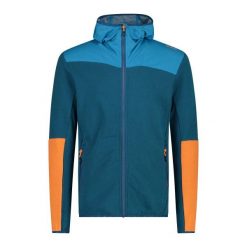 Hybrydowa kurtka z kapturem CMP. Niebieskie kurtki CMP, bez wzorów, z puchu, z kapturem. Za 308.00 zł.