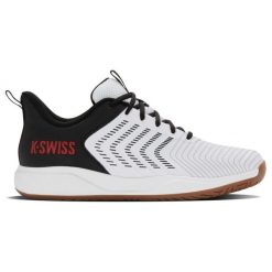Sneakersy męskie K-swiss ULTRASHOT TR INDR do treningu białe (04602-153-M). Białe buty sportowe casual K-SWISS, bez wzorów, bez zapięcia. Za 279.00 zł.