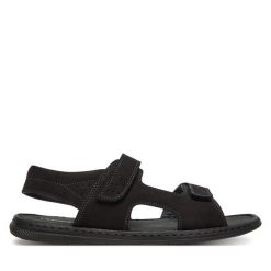 Sandały Lasocki. Czarne sandały Lasocki, bez zapięcia. Za 149.99 zł.
