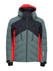 Peak Mountain Kurtka narciarska "Chalet" w kolorze zielono-pomarańczowym rozmiar: 3XL. Zielone kurtki narciarskie i snowboardowe Peak Mountain, m, bez wzorów, narciarskie. Za 591.60 zł.