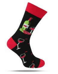 Tematyczne Skarpetki Bawełniane - Wino, Winogrona. Skarpety His Story, bez wzorów, z bawełny. Za 34.99 zł.