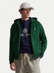 Polo Ralph Lauren Bluza 710881517508 Zielony Regular Fit. Zielone bluzy Polo Ralph Lauren, m, bez wzorów, z bawełny, bez kaptura. Za 879.99 zł.