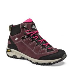 Buty trekkingowe Lomer Sella High MTX. Czerwone buty trekkingowe LOMER, bez wzorów, z nubiku, bez zapięcia. Za 684.50 zł.
