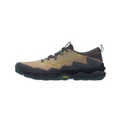 Buty do biegania męskie Mizuno Wave Daichi 9. Brązowe buty do biegania Mizuno, bez wzorów, bez zapięcia, do biegania, mizuno wave. Za 655.55 zł.