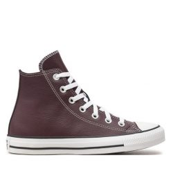 Trampki Converse. Brązowe trampki Converse, bez wzorów, bez zapięcia. Za 219.99 zł.