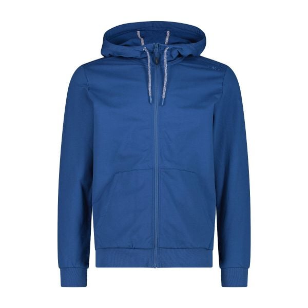 Bluza z kapturem zapinana na zamek błyskawiczny CMP. Niebieskie bluzy z kapturem CMP, bez wzorów, z materiału, z kapturem. Za 285.70 zł.
