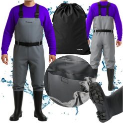 Wodery Wędkarskie Spodniobuty na Ryby 46. Brązowe bielizna termoaktywna TRIZAND, l, bez wzorów, z gumy, bez ramiączek, trekkingowe. Za 119.90 zł.
