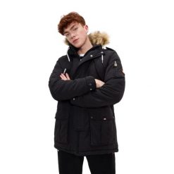 Kurtka ocieplana męska Ellesse Blizzard. Czarne kurtki Ellesse, na zimę, m, bez wzorów, bez kaptura. Za 379.99 zł.