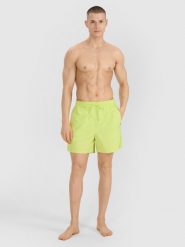 4F Spodenki plażowe boardshorty męskie - zielone XL. Zielone szorty 4F, m, bez wzorów, z syntetyku, wakacyjne. Za 99.99 zł.