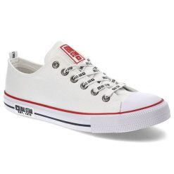 Białe Trampki Big Star Męskie Wygodne Buty. Białe trampki BIG STAR, m, z aplikacjami, bez zapięcia. Za 129.00 zł.
