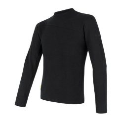 SENSOR Termoaktywna bluzka męska MERINO EXTREME-M-Czarny. Czarne bielizna termoaktywna Sensor, na zimę, l, bez wzorów, z materiału, bez ramiączek, na fitness i siłownię. Za 398.90 zł.
