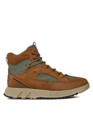 Sorel Trzewiki Mac Hill™ Lite Trace Wp NM5067-286 Brązowy. Brązowe botki sznurowane Sorel, bez wzorów, ze skóry, bez obcasa, bez zapięcia. Za 799.99 zł.