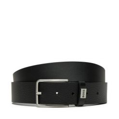 Pasek Męski BOSS. Czarne paski Boss, bez wzorów. Za 239.99 zł.
