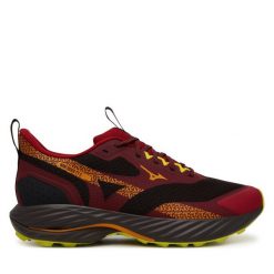 Buty do biegania Mizuno. Czerwone buty do biegania Mizuno, bez wzorów, bez zapięcia, do biegania, mizuno wave. Za 449.99 zł.